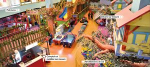 Aménagement sur mesure d'un espace de jeux intérieur pour enfants