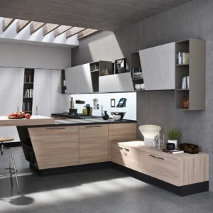 Pose d'une cuisine design
