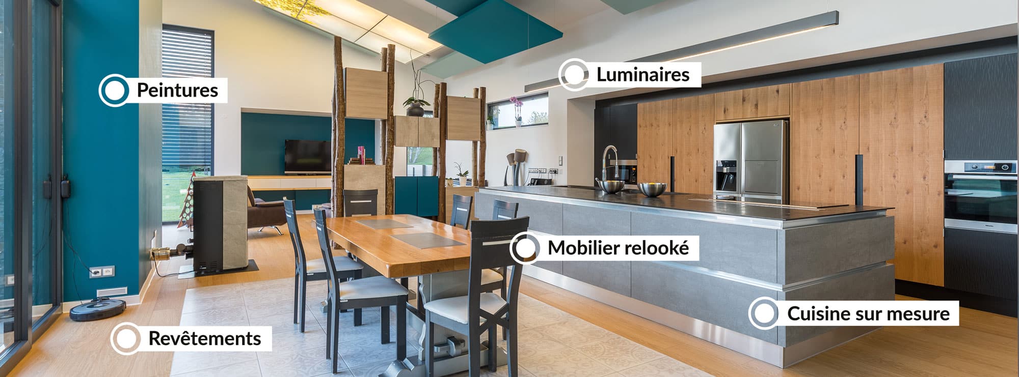 Rénovation d'une cuisine design