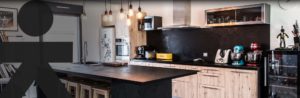 Pose de meubles de cuisine design en bois