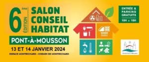 Affiche du 6e Salon Conseil et Habitat à Pont-à-Mousson - 10h à 18h
