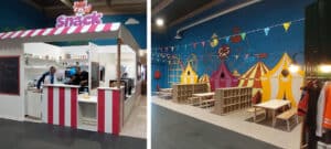 Snack et espace restauration de l'espace de jeux pour enfants Chibitopia